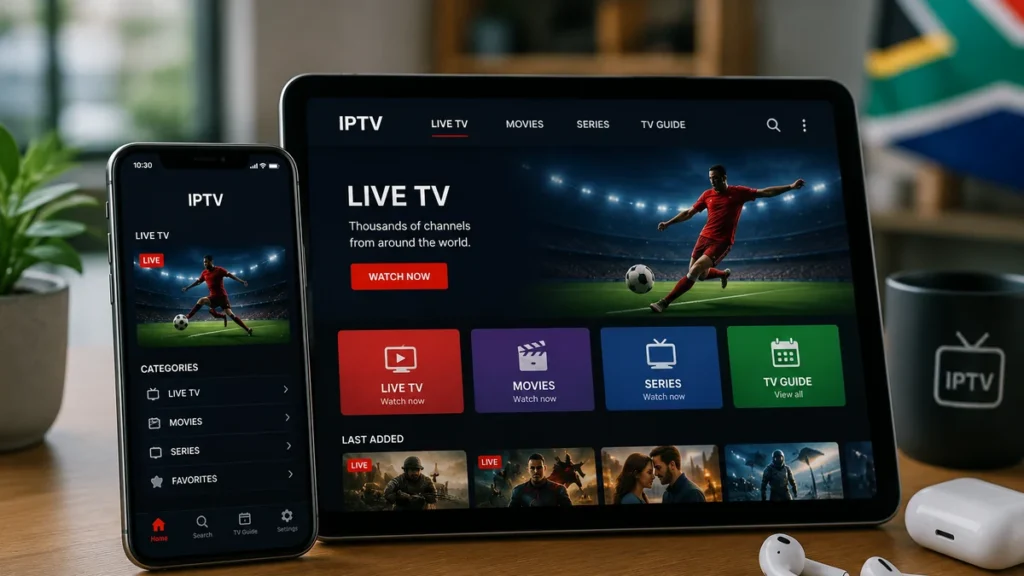 IPTV for Android phone and tablet setup in South Africa