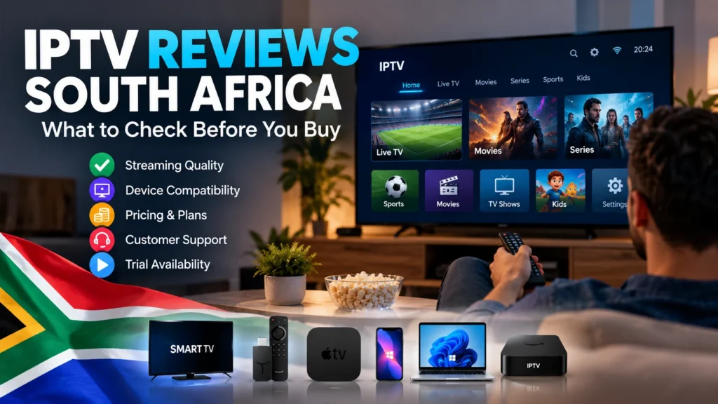 IPTV reviews guide for South African streaming users